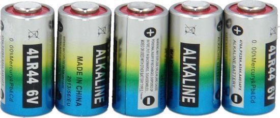 5 stuks 4lr44 Batterijen - 6 Volt - Voordeelpak - onlinehondenspeciaalzaak