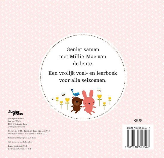 Thumbnail van een extra afbeelding van het spel Kinderboeken Meis & Maas - Millie-Mae in de lente (karton). 3+