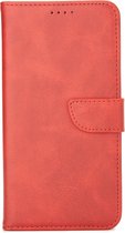 Case2go - Hoesje geschikt voor Huawei P Smart (2020) - Wallet Book Case - Ruimte voor 3 pasjes - Rood