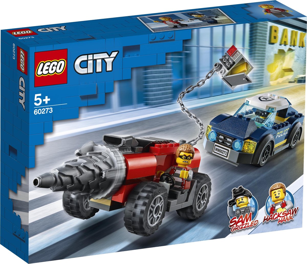 LEGO City Elite Politie achtervolging boorder