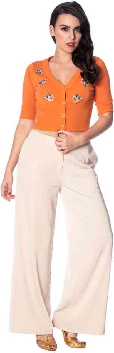 Dancing Days - ON THE NILE Wijde broek - S - Creme