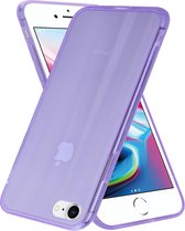 Gekleurde laser case geschikt voor Apple iPhone SE 2020 - paars