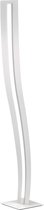 LED Vloerlamp - Trion Salerna - 31W - Natuurlijk Wit 4000K - Dimbaar - Rechthoek - Mat Wit - Aluminium - BSE