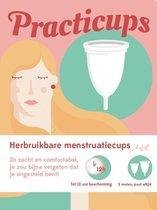 Practicups Herbruikbare Menstruatiecup - 2 stuks
