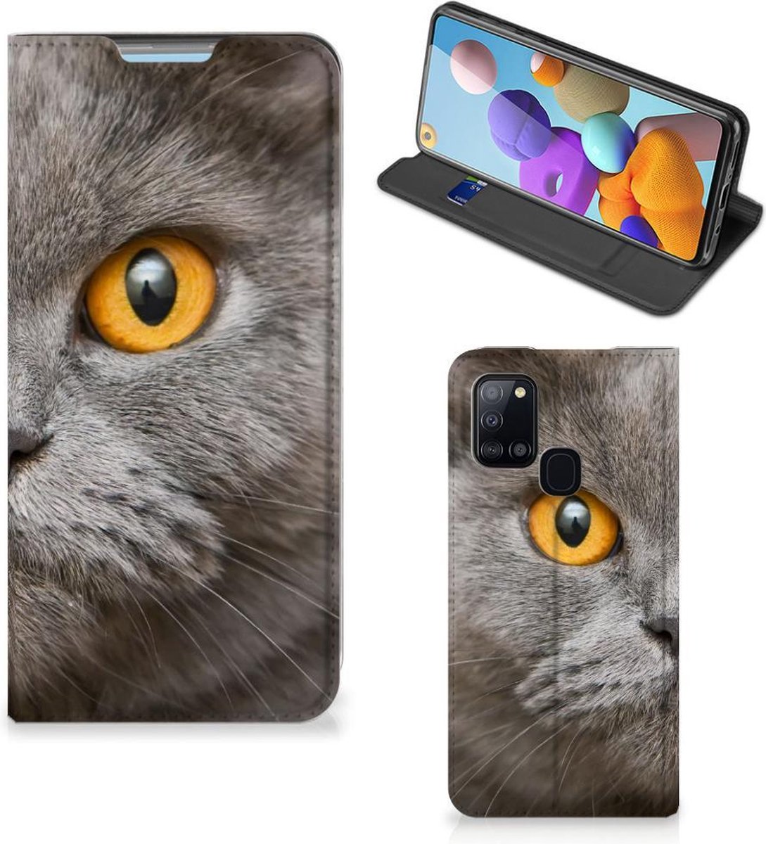 Hoesje maken Samsung Galaxy A21s Britse Korthaar
