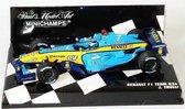 The 1:43 Diecast Modelcar of the Renault R24 #7 of 2004. The driver was Jarno Trulli. The manufacturer of the scalemodel is Minichamps.This model is only online available