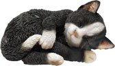 Esschert Design Beeld Kitten 14,9 Cm Polyresin Zwart