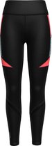 Only Play - ONPALANI HW TRAINING TIGHTS - Black Detail:w. Goblin Blue & Fiery Coral - Vrouwen - Maat S