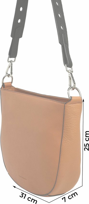 FREDsBRUDER Cuir Sac à épaule Sac à épaule bandoulière All In Glory Caramel Brun
