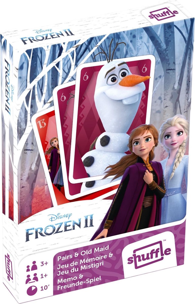Shuffle Kaartspel 2-in-1 Frozen 2 Karton 25-delig