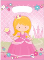 Amscan Feesttasjes My Princess 23,4 X 16,2 Cm Roze 8 Stuks