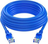 Verdeel Parameters de jouwe internetkabel - 4 meter - blauw - CAT5e UTP RJ45 / STP UTP Kabel / LAN  Patch /... | bol.com