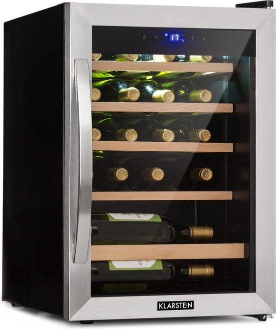 Vinamour 19 Uno Wijnkoelkast 19 fl./65 l 4-18°C 40 dB glas - Vinamour - €310,99