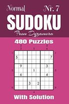 Normal Sudoku Nr.7: 480 puzzles with solution