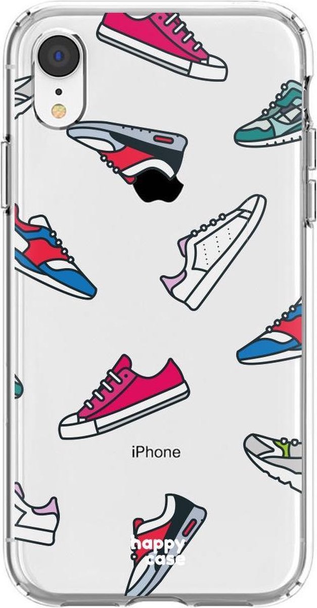 HappyCase Apple iPhone XR Hoesje Flexibel TPU Sneaker Print