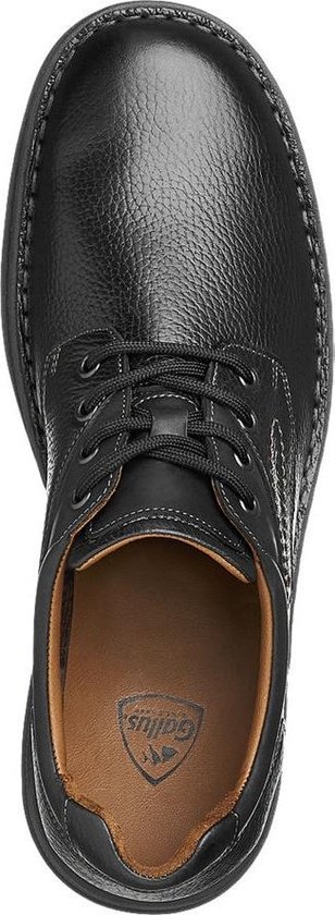 Chaussure à lacets homme Gallus en cuir noir - Taille 43 | bol.com