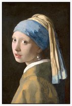 Meisje met de parel, Johannes Vermeer - Foto op Akoestisch paneel - 150 x 225 cm