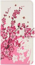 Walletcase hoesje voor Huawei P30 Lite Cherry Blossom