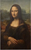 Mona Lisa, Leonardo da Vinci - Foto op Forex - 40 x 60 cm