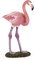 Plastic speelgoed figuur roze flamingo 9 cm