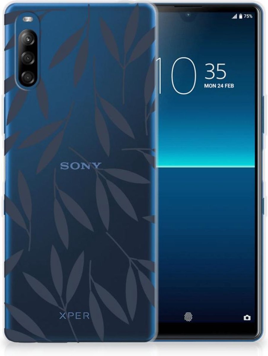 Sony Xperia L4 TPU Case Leaves Blue