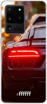 Samsung Galaxy S20 Ultra Hoesje Transparant TPU Case - Audi R8 Back #ffffff