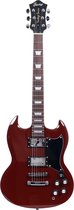 Fazley FSG418DR elektrische gitaar rood