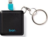 Balvi Sleutelhanger/powerbank Iphone 4,7 Cm 1200 Mah Abs Zwart