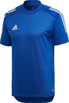 Adidas Condivo 20 T-Shirt - Blauw - Maat L