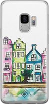 Samsung S9 hoesje siliconen - Amsterdam | Samsung Galaxy S9 case | multi | TPU backcover transparant