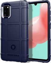 Samsung Galaxy A41 Hoesje Shock Proof Rugged Shield Donkerblauw