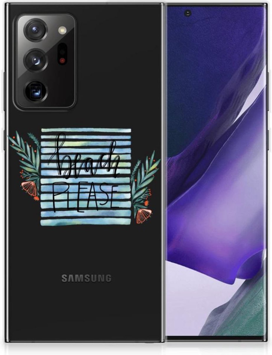 Samsung Galaxy Note20 Ultra Telefoonhoesje met Naam Boho Beach