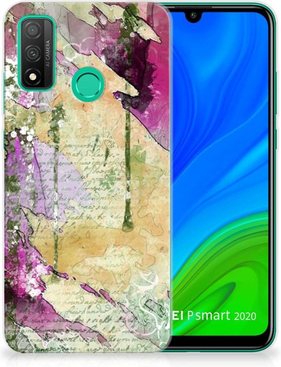 Hoesje maken Huawei P Smart 2020 Letter Painting