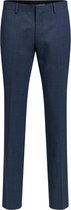 WE Fashion Heren gemêleerde slim fit pantalon, Corr - Maat L (50)