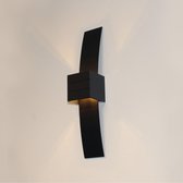 Wandlamp Gyhum II Zwart - 1x G9 LED 3,5W 2700K 350lm - IP20 - Dimbaar > wandlamp zwart | wandlamp binnen zwart | led lamp zwart | sfeer lamp zwart