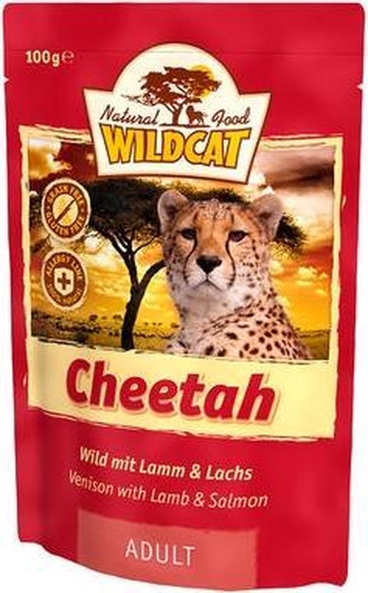 Wildcat Cheetah Adult - Maaltijdzakjes - 14 x 100 g