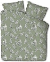 Fresh & Co Botanical Leaves Dekbedovertrek - Lits-Jumeaux- 240x220 cm - Polycotton