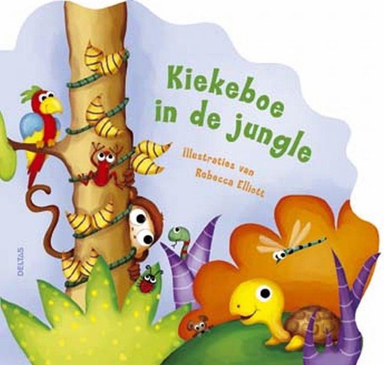 Cover van het boek 'Kiekeboe in de jungle'