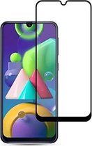2x Full Cover Screenprotector Geschikt Voor: Samsung Galaxy M21 Screen protector Glazen Gehard - Volledig Scherm Tempered Glass