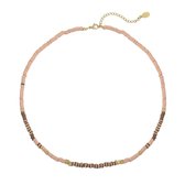 Ketting Charming Beads  — Roze