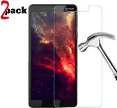 Nokia 1 Plus Screenprotector Glas - Tempered Glass Screen Protector - 2x AR QUALITY