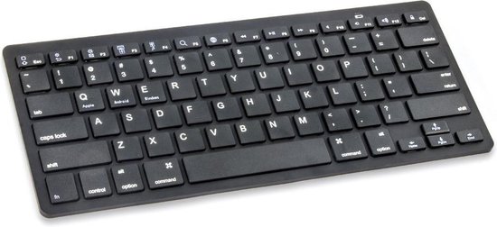 GadgetBay Bluetooth toetsenbord mini keyboard draadloos - QWERTY - Zwart |  bol.com