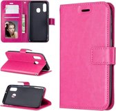 Telefoonhoesje Geschikt voor: Huawei P30 Lite (New Edition & 2020 ) hoesje book case roze