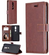 Nokia 4.2 hoesje book case bruin