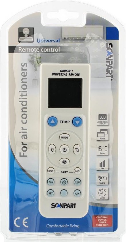 airco afstandsbediening universeel