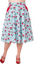 Banned Rok -2XL- BLINDSIDE Multicolours/Blauw