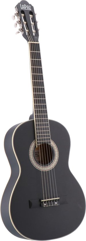 LaPaz C30BK-3/4 klassieke gitaar matzwart