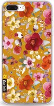 Casetastic Apple iPhone 7 Plus / iPhone 8 Plus Hoesje - Softcover Hoesje met Design - Flowers Mustard Print