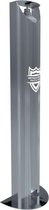 Outdoor Desinfectiezuil van INOX RVS met voetbediening inhoud 1L