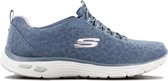 Skechers Empire D Lux - Spotted - Relaxed Fit - Dames Sneakers Sportschoenen schoenen Blauw 12825-SLT - Maat EU 37 UK 4
